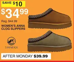 Dunham's Sports WOMEN'S ANNA CLOG SLIPPERS offer