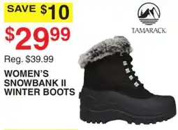 Dunham's Sports TAMARACK WOMEN'S SNOWBANK II WINTER BOOTS offer