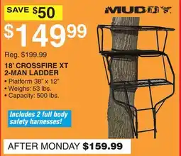 Dunham's Sports 18' CROSSFIRE XT 2-MAN LADDER offer