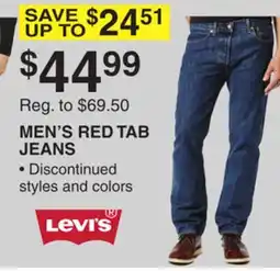 Dunham's Sports LEVI'S MEN'S RED TAB JEANS offer