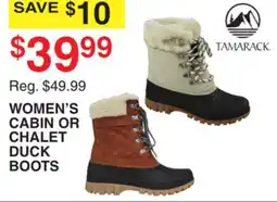 Dunham's Sports WOMEN'S CABIN OR CHALET DUCK BOOTS offer