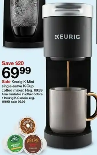 Target Keturig K-Mini Single-Serve K-Cup Coffee Maker offer