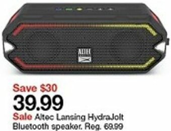 Target Altec Lansing HydraJolt Bluetooth Speaker offer