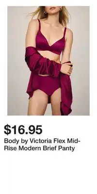 Victoria's Secret Body by Victoria Flex Mid-Rise Modern Brief Panty offer