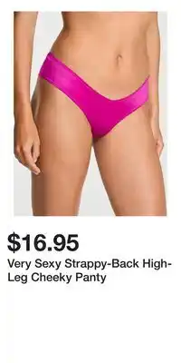 Victoria's Secret Very Sexy Strappy-Back High-Leg Cheeky Panty offer