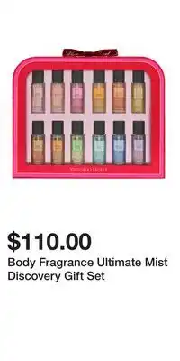 Victoria's Secret Body Fragrance Ultimate Mist Discovery Gift Set offer