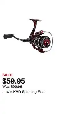 Cabela's Lew's KVD Spinning Reel offer