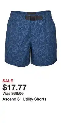 Cabela's Ascend 6'' Utility Shorts offer