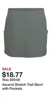 Cabela's Ascend Stretch Trail Skort with Pockets offer