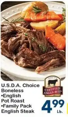 Fairplay U.S.D.A. Choice Boneless Pot Roast offer