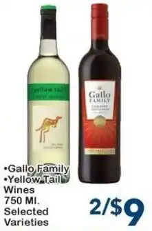 Fairplay Gallo Family Yellow Tail Wines offer