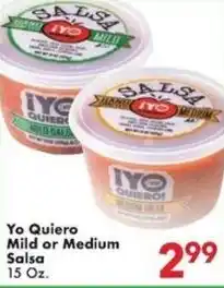 Fairplay Yo Quiero Mild or Medium Salsa offer