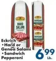 Fairplay Eckrich Hard or Genoa Salami offer