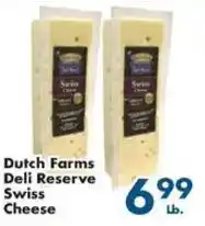 Fairplay Dutch Farms Deli Reserve Swiss Cheese offer