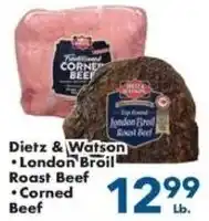 Fairplay Dietz & Watson London Broil Roast Beef offer