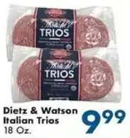 Fairplay Dietz & Watson Italian Trios offer