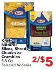 Fairplay Kraft Natural Slices and Shreds or Chunks or Crumbles offer