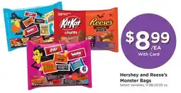 Ralphs Hershey and Reese's Monster Bags offer