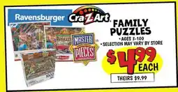 Ollie's FAMILY PUZZLES offer