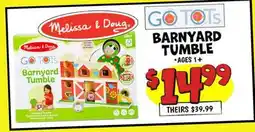 Ollie's Melissa & Doug BARNYARD TUMBLE offer