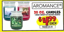 Ollie's AROMANCE 20 OZ. CANDLES offer