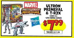 Ollie's MARVEL ULTRON PRIMEVAL & T-R3X offer