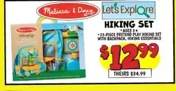 Ollie's Melissa & Doug HIKING SET offer