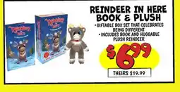 Ollie's REINDEER IN HERE BOOK & PLUSH offer