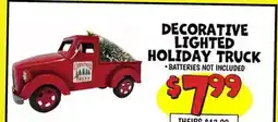 Ollie's DECORATIVE LIGHTED HOLIDAY TRUCK offer
