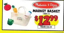 Ollie's Melissa & Doug MARKET BASKET offer