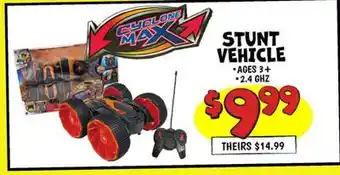 Ollie's CYCLONE MAX STUNT VEHICLE offer