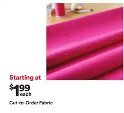 Michaels cut-to-Order Fabric offer