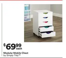 Michaels Modular Mobile chest by Simply Tidy offer