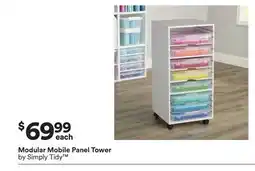 Michaels Modular Mobile Panel Tower by Simply Tidy offer