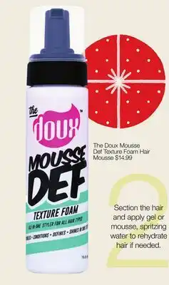JC Penney The Doux Mousse Def Texture Foam Hair Mousse offer