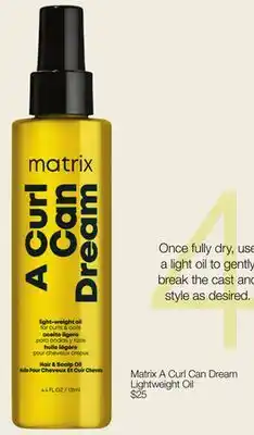 JC Penney Matrix A Curl Can Dream Lightweight Oil offer