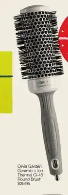 JC Penney Olivia Garden Ceramic + Ion Thermal Ci-45 Round Brush offer