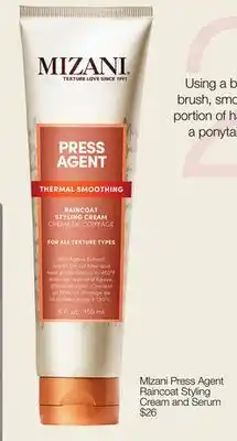 JC Penney MIzani Press Agent Raincoat Styling Cream and Serum offer