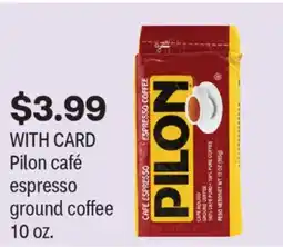 CVS Pilon café espresso ground coffee offer