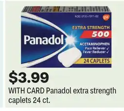 CVS Panadol extra strength caplets 24 ct offer