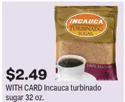 CVS Incauca turbinado sugar offer