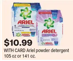 CVS Ariel powder detergent offer