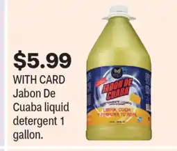 CVS Jabon De Cuaba liquid detergent offer