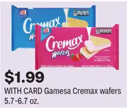 CVS Gamesa Cremax wafers offer