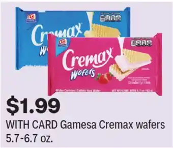 CVS Gamesa Cremax wafers offer