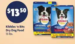 Family Dollar Kibbles'n Bits Dry Dog Food offer