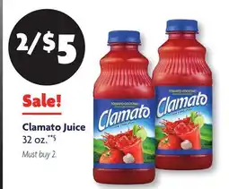 Family Dollar Clamato Juice offer