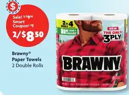 Family Dollar Brawny Paper Towels offer