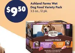 Family Dollar Ashland Farms Wet Dog Food Variety Pack offer