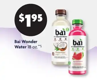 Family Dollar Bai Wonder Water offer